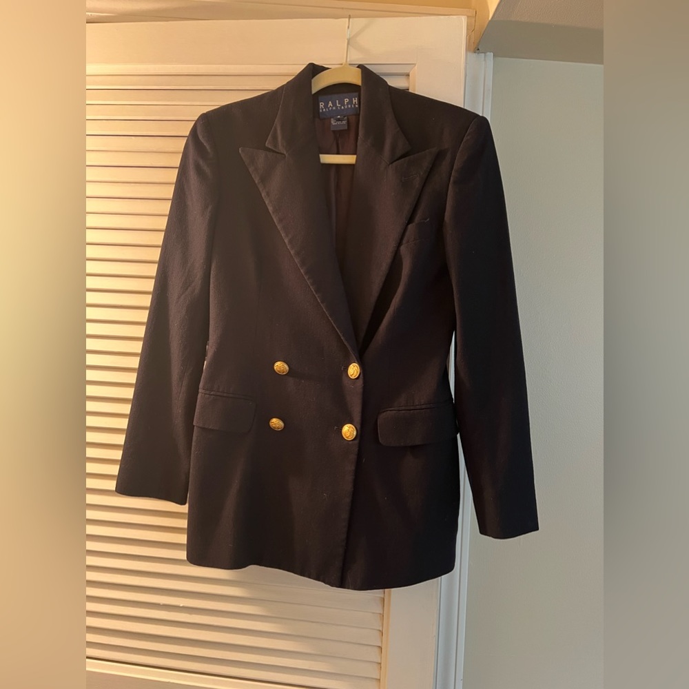Ralph Lauren classic nautical wool blazer